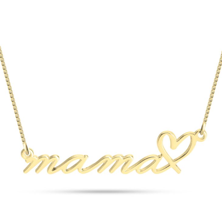 Mama Necklace With Heart