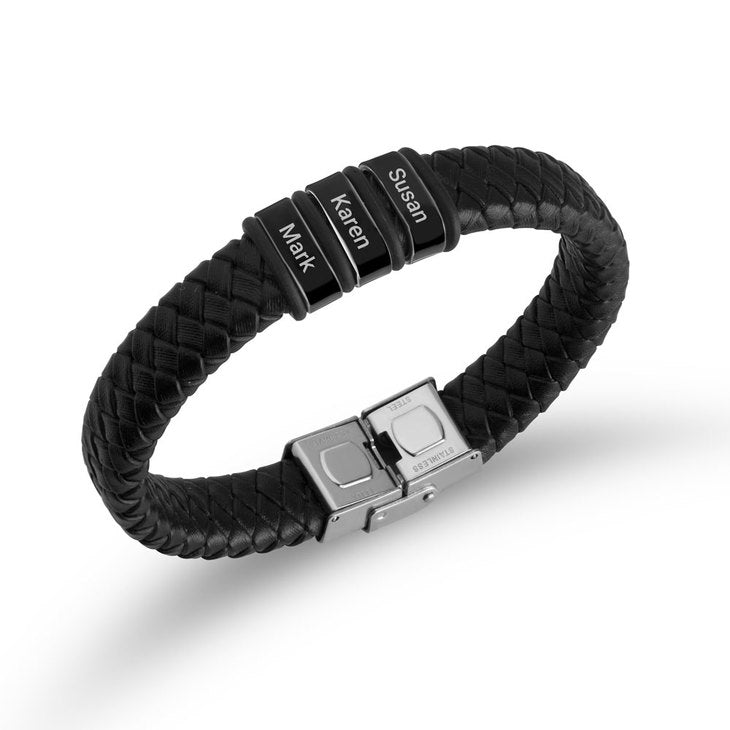 Mens Bracelet With Kids Names