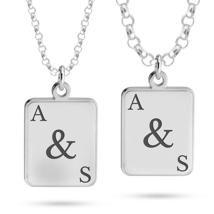 Custom Matching Necklaces For Couples
