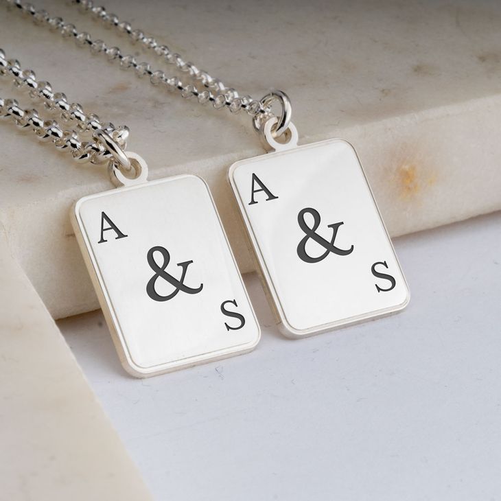 Custom Matching Necklaces For Couples