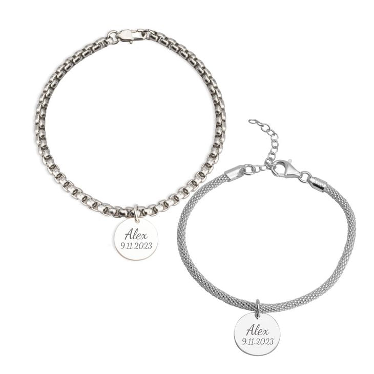 Custom Bracelets For Couples | Brillario